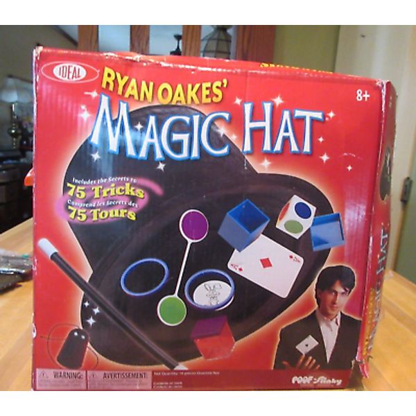 Ryan Oakes' Magic Hat 75 Tricks Magic Kit NIB