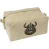 'Viking Warrior Head' Canvas Wash Bag/Makeup Case (CS00039730)