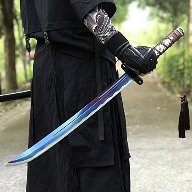 Real Katana Samurai Sword Handmade Battle Ready Full Tang T10 Steel Bl