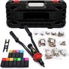 16'' Rivet Gun Kit Rivnut Thread Setting Tool Nut Setter NutSert Metric Mandrels