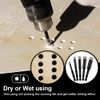 SHDIATOOL Diamond Drill Bits 2PK 6mm Hex Shank Quick Change for Porcelain Tile Ceramic Marble
