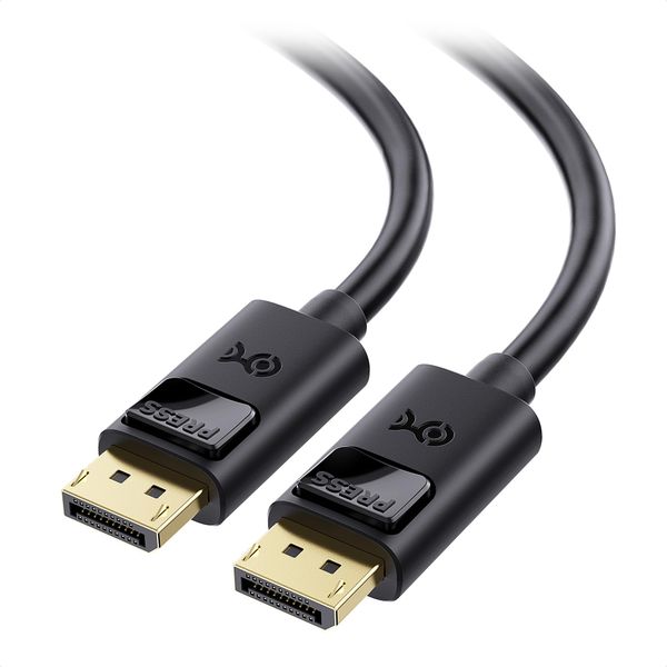 [VESA Certified] Cable Matters 8k Gaming DisplayPort Cable DP 1.4 8K 60HZ/4K 144Hz 1.8m 8K DisplayPort 1.4 Cable Supports FreeSync/G-SYNC/HDR Compatible with Game Monitor/PC/RTX 3080/3090, RX