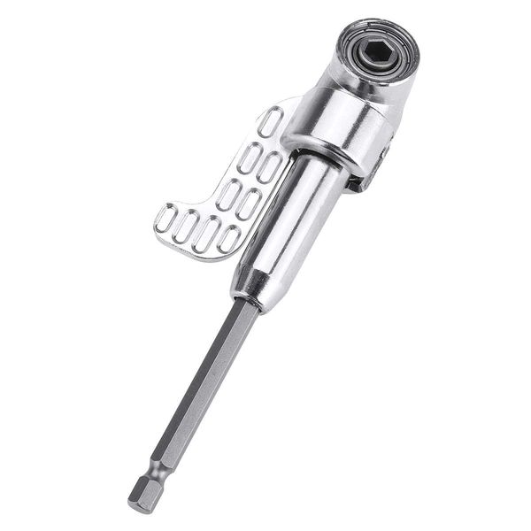 CEFEPH 105 Degree Right Angle Driver 1/4 Inch Hex Screwdriver Holder Drill Bit Angle Driver Power Drill