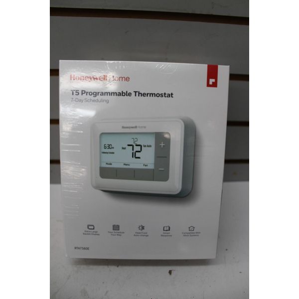 Honeywell Home RTH7560D Simple Display T5 7Day Programmable Thermostat FREE SHIP