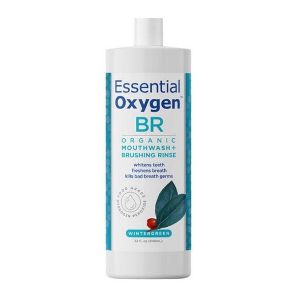 Organic Brushing Rinse Wintergreen 32 Oz