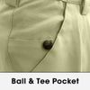 Golf Knickers Natural Microfiber (Plus Fours) for Men - 34"