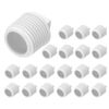 uxcell 20 Pcs PVC Pipe Female Thread Plug 1/2" Thread Plug for Plumbing Water Line White