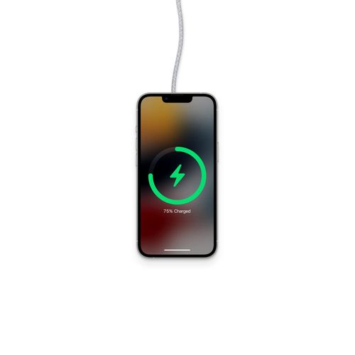 Belkin Wireless Charger, Fast Charging Up to 15W w/Official Made-for-MagSafe Module and Pad Style, Metal Kickstand for iPhone 14, 14 Plus, 14 Pro, 14 Pro Max, 13, 12 and Other MagSafe iPhones - White
