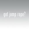 Got Jump Rope Sticker - Decal - Die Cut - White