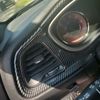 Carbon Fiber Center Console Dash Bezel Panel Trim For Dodge Challenger 2015+