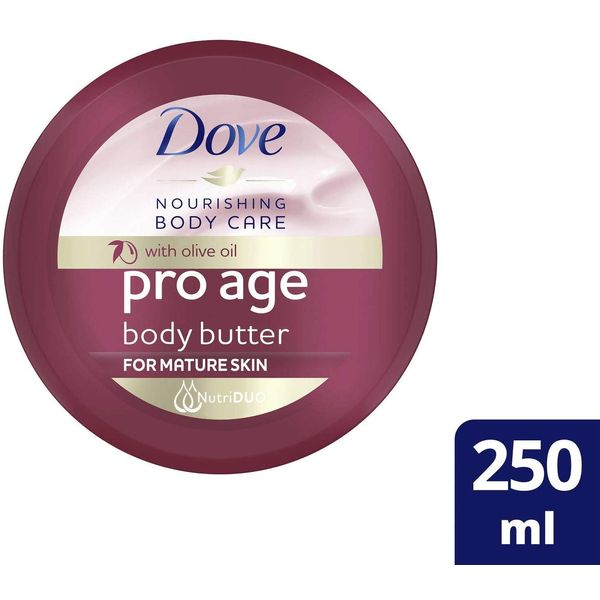 Dove Nourishing Body Care Pro Age Body Butter 250ml (Pack of 3)