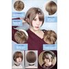 M Grande DY08D Basic Line Wig, (Created by Top Stylist), 6-Piece Set, Women's, Wig, Short, Short, Natural, Shrinking, Full Wig, Greige sh