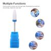 Manicure Tool, Premium Ceramic Nail Drills, Nail Drill Bits Smooth Tip Drill Bits Professional Nail Cutters Bits for Acrylic Nails, Safety Cuticle Clean Gel Removal(#4)