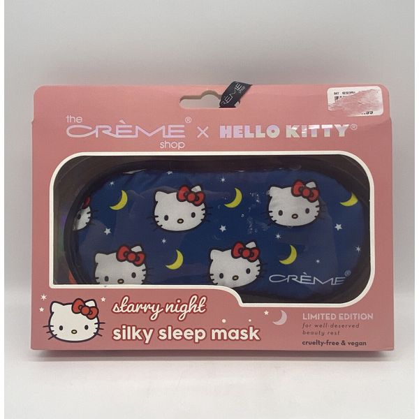 The Creme Shop x Hello Kitty Moon Star Limited Edition Silky Sleep Mask New