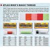 Atlas Mike's Magic Thread (1 Spool/Bag) 66013, 1.5 oz, Orange