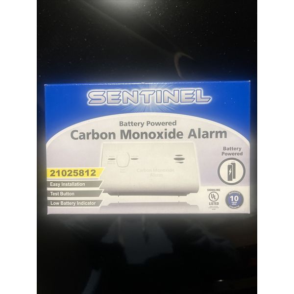 Kidde Sentinel Battery Powered Carbon Monoxide Alarms KN-COB-LP2