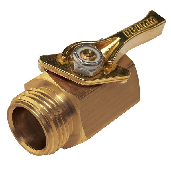 Dramm 12353 Heavy-Duty Brass Shut-Off Valve