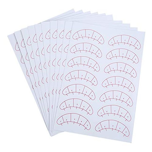 140 Pcs Paper Patches 3D Eyelash Under Eye Pads Patch Lash False