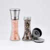 Pepper Grinder 2pcs Stainless Steel Refillable Salt and Pepper grinder with stand