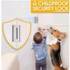 The Door Guardian Childproof Security Lock Satin Nickel