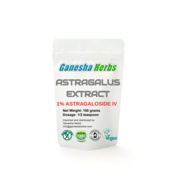 ORGANIC ASTRAGALUS ROOT HIGH POTENCY EXTRACT (1% ASTRAGALOSIDE IV )POWDER 3.6 oz