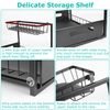 2 Tier Under Sink Organizers Pull Out Cabinet Storage Shelf for Kitchen Bathroom