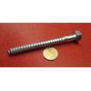 Zinc Hex Head Lag Screw 3/4 Hex Size 1/2 Thread x 5.0" Length, 10 pcs