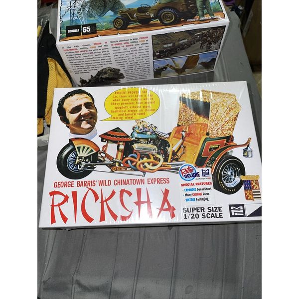 MPC 965 1/20 Scale George Barris's Ricksha Plastic Toy Figure Model Kit