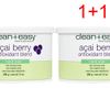 [1+1]Clean + Easy Acai Berry Hard Wax 14oz