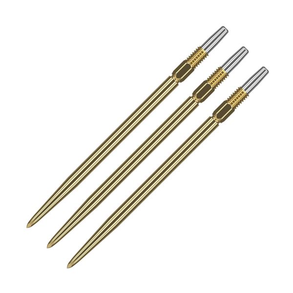 TARGET Darts Swiss Points, Smooth Swiss Point Dart Tips (3 Pack Set of Tips) 26MM, Gold | Change Dart Points, Professional Darts Accessories