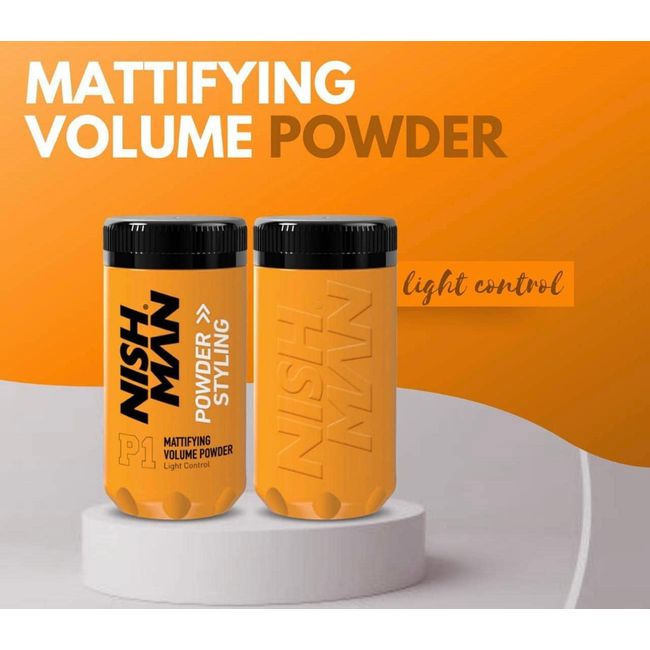 Nishman 2 Pack Mattifying Volume Wax Powder