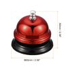 sourcing map Desk Bell, 65mm(2.56") Dinner Bell for Restaurants, Service, Red