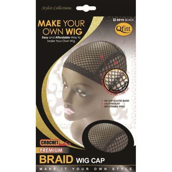 QFITT CROCHET PREMIUM BRAID WIG CAP