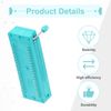 sourcing map 6Pcs Universal IC Test ZIF Socket 40 Pin 2.54mm Pitch DIP Integrate Socket for Microcontroller, Chip, Breadboard