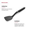 KitchenAid KE001OHOBA Classic Solid Turner, Black, 13.5x 3.3 Inch