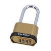 4 Digit Long Hardened Shackle Combination Padlock Security Lock Secure 4pk