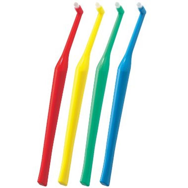 Prout Standard One Taft Brushes Set of 4 (M Medium, Red)