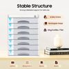 EcoTypee 4 Drawer Desktop Organizer Locking Filing Cabinet Multi-Functional Office Storage (7 Drawer File Cabinet)