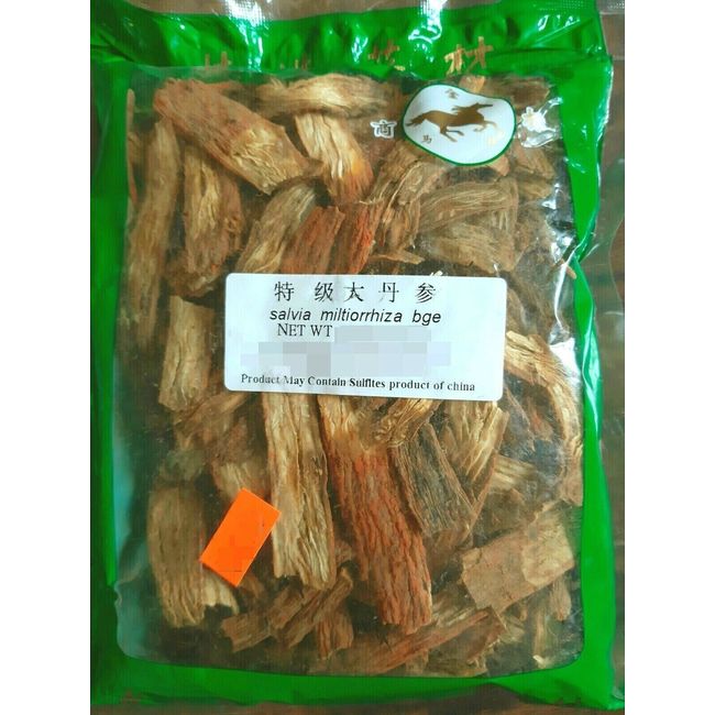 6oz 特级 大丹参 中药材 Red Sage Dan Shen Root Salvia Miltiorrhiza Chinese Herb USA