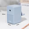 deli Pencil Sharpener, Silent, Adjustable Design, Manual Sharpener, Desk Sharpener, 5 Level Core Adjustment Function