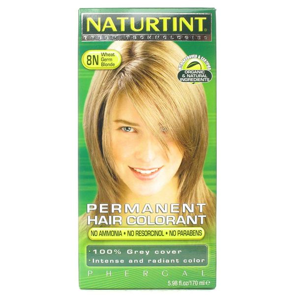 Naturtint Permanent Hair Colorant, Wheat Germ Blonde 8N Kit (Multi-Pack)