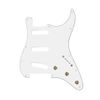 5 Way Blender Pre-Wired SSS Strat Guitar Pickguard - White  920D