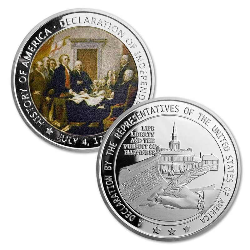 us mint declaration of independence