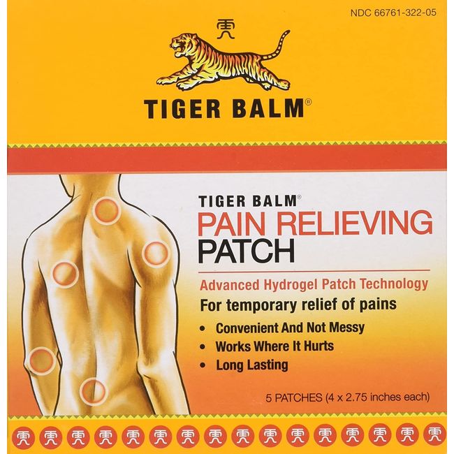 Ointment Patch,Tiger Balm 5/Pk