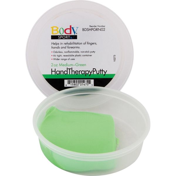 BodyMed Hand Therapy Putty, Green, Medium, 2 oz.