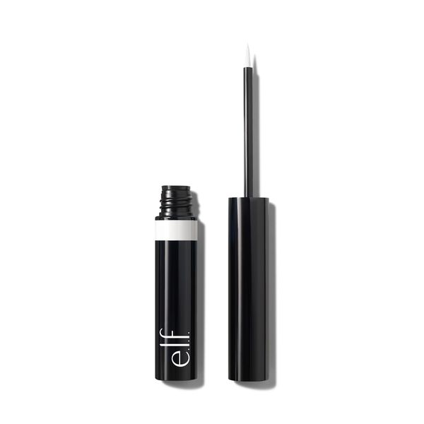 e.l.f. H2O Proof Inkwell Eyeliner Pen, eyeliner liquido waterproof altamente pigmentato, crea un finish opaco, prodotto vegano e non testato sugli animali, White Out