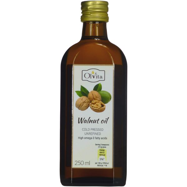 Walnut Oil, Cold-Pressed and Crude Ol’Vita 250 ml
