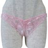 Ferrica & Flower Lace Crotch Half Back Pink