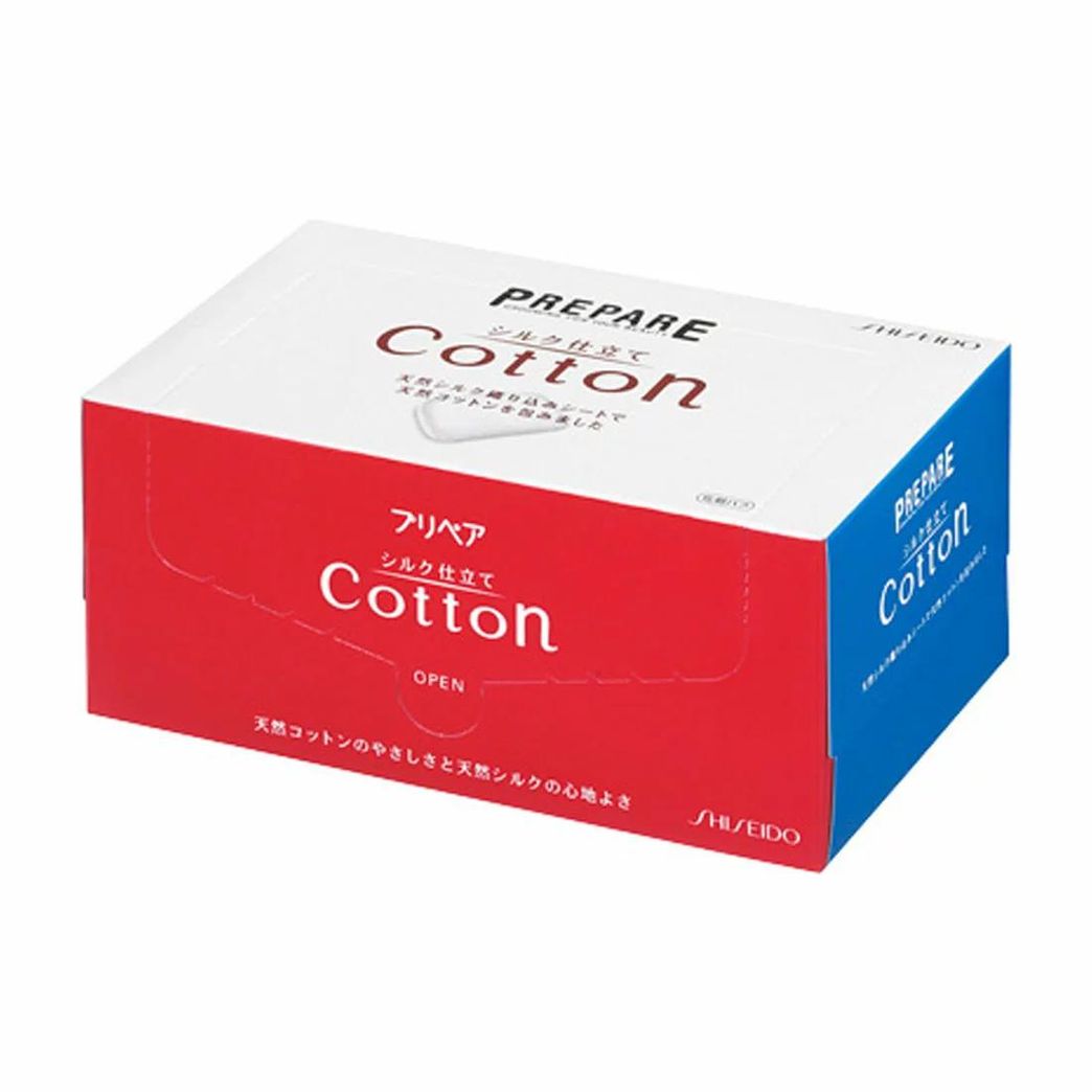 Shiseido Prepare Silk Cotton Pad 70 Sheets