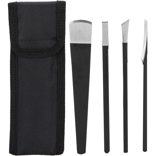 4PCS Professional Pedicure Knife Set, Dead Skin Corn Foot Callus Remover Tool